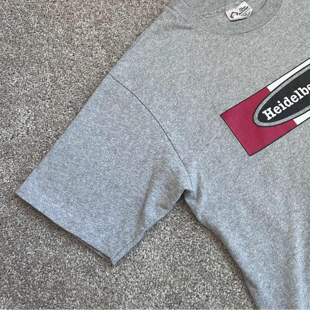 Vintage Heidelberg College T-Shirt The Cotton Exchange Gray XL Made in USA - Picture 5 of 7